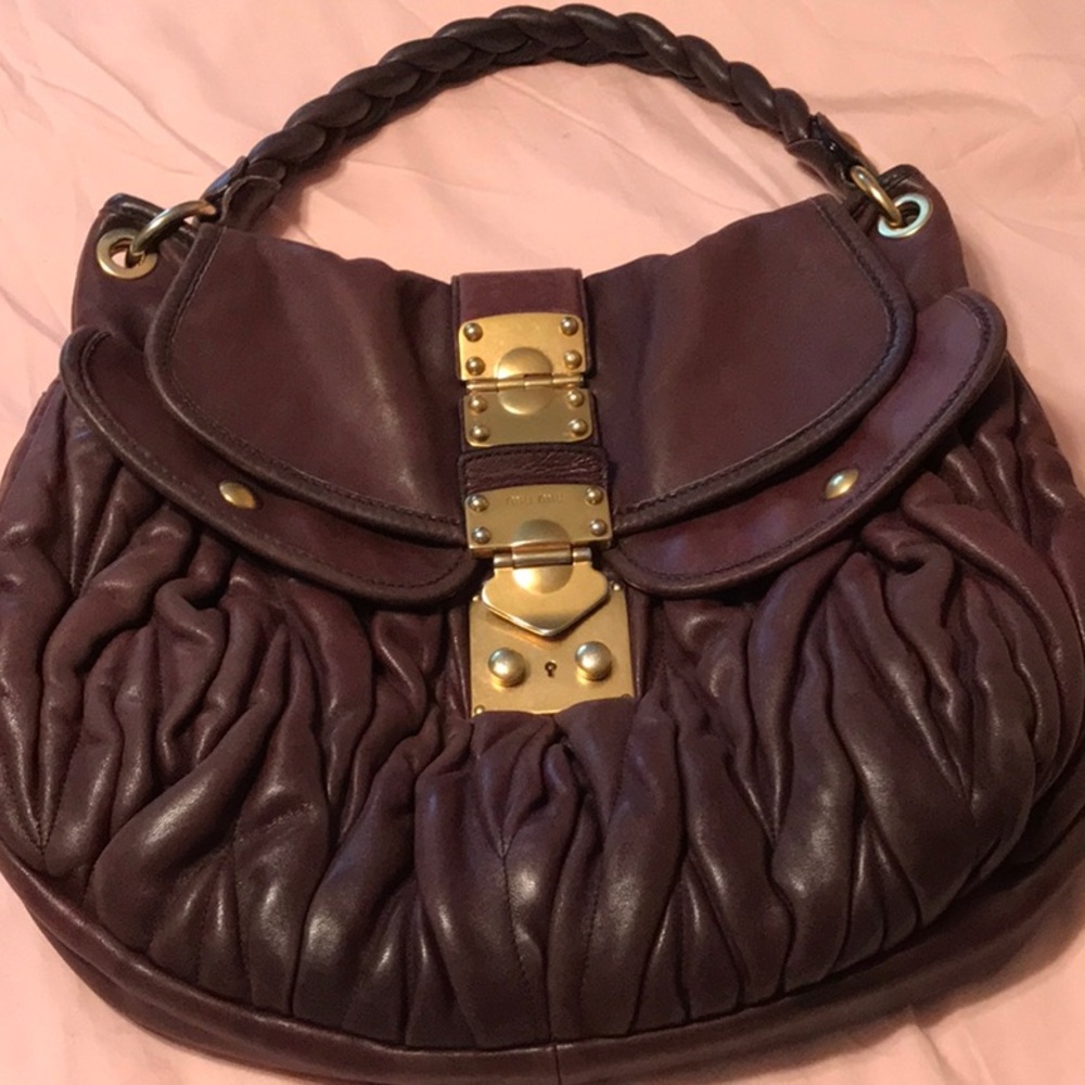 Miu Miu Matelasse Coffer Bag